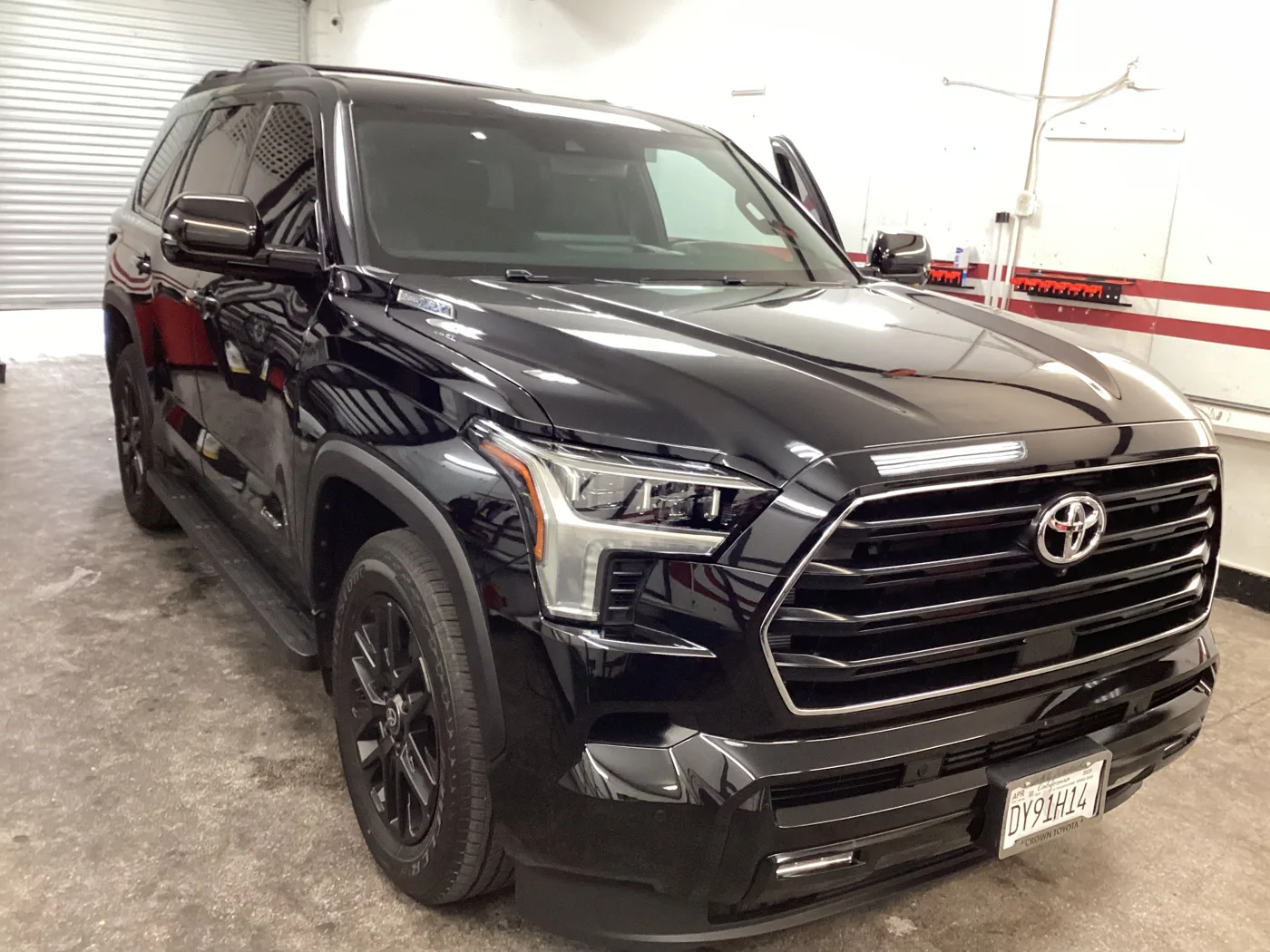 Dark Toyota SUV from Superior’s window tint photo collection in Ontario