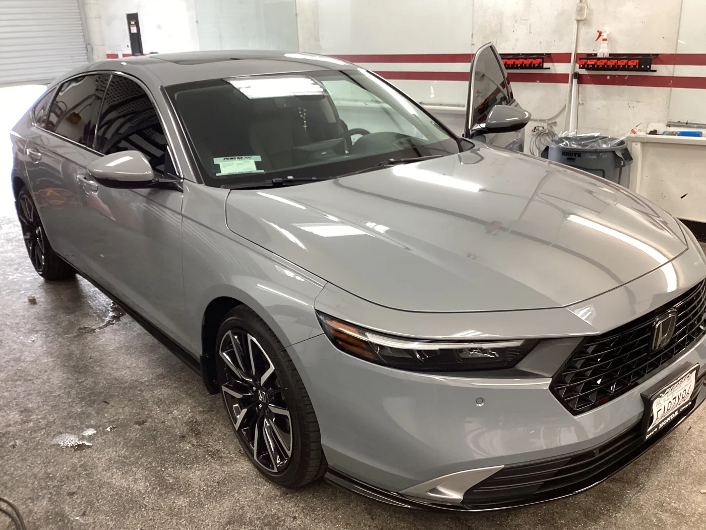 Silver Honda sedan from Superior’s window tint photo collection in Ontario